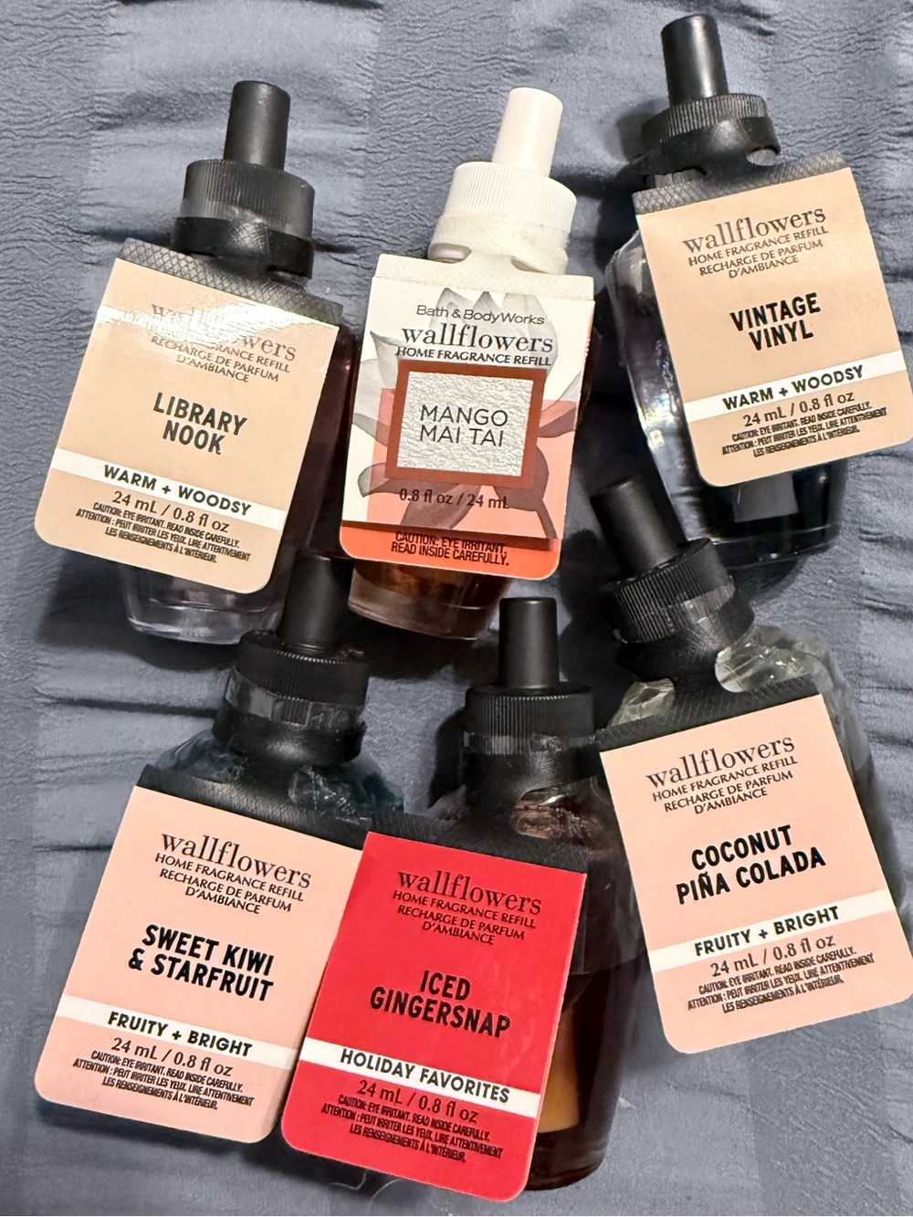 Bath & Body Works Wallflower Refills NEW 6 individual wallflowers